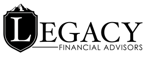 Black logo with text" Legacy Financial Advisors"